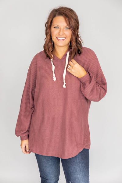 Look For Inspiration Mauve Pullover