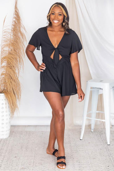 Love For A Lifetime Black Romper