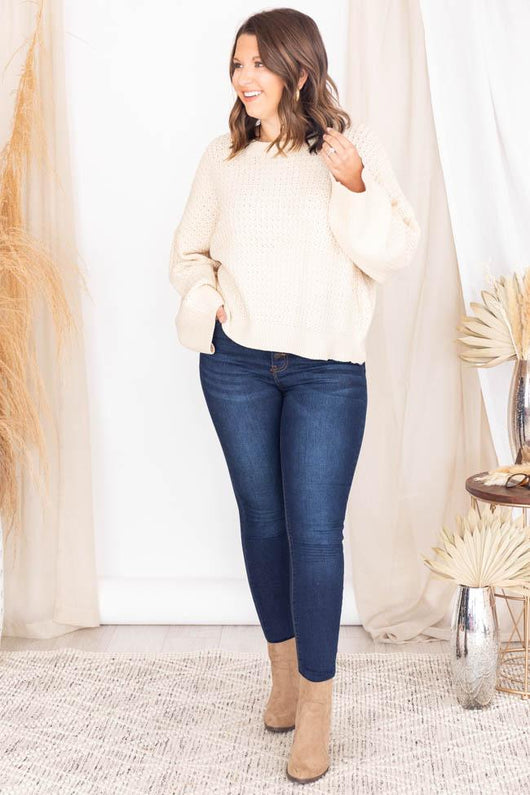 Better Than You Know Cream Sweater