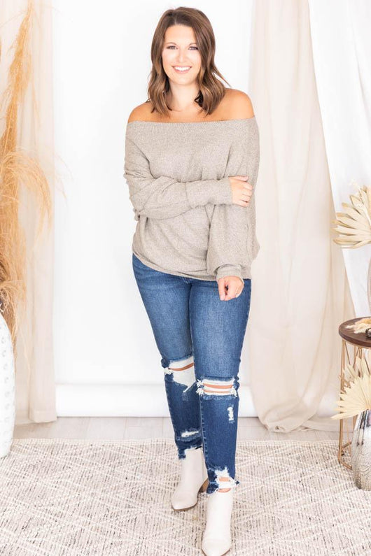 Back To Those Days Oatmeal Pullover