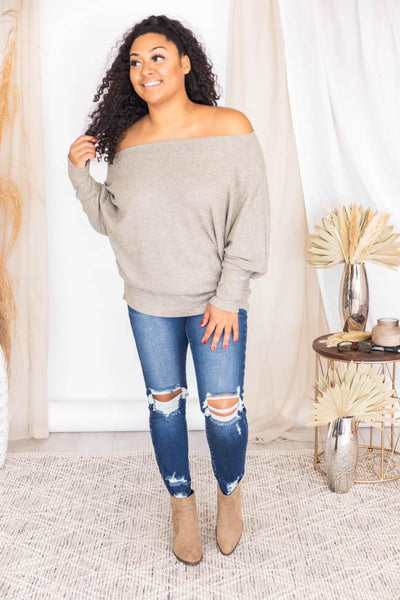 Back To Those Days Oatmeal Pullover