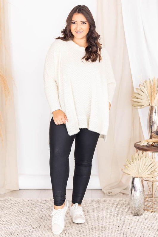 Uncomplicate My Life Ivory Pullover