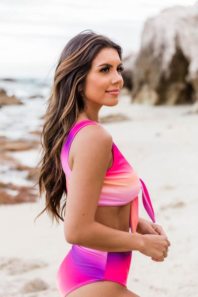 Create Your Own Sunshine Sunset Ombre Bikini Top FINAL SALE