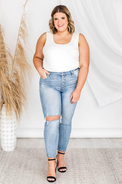 Selena Distressed Jeans