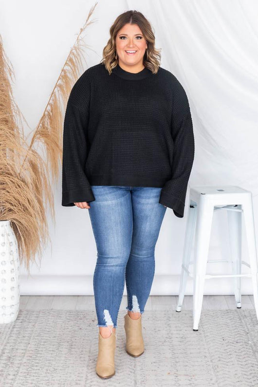Better Than You Know Black Sweater