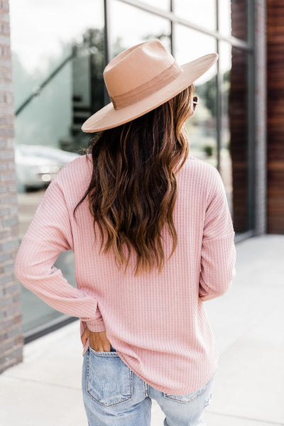 Living Lovely Mauve Blouse
