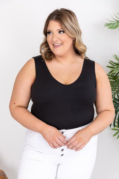More Than Mine Black Bodysuit