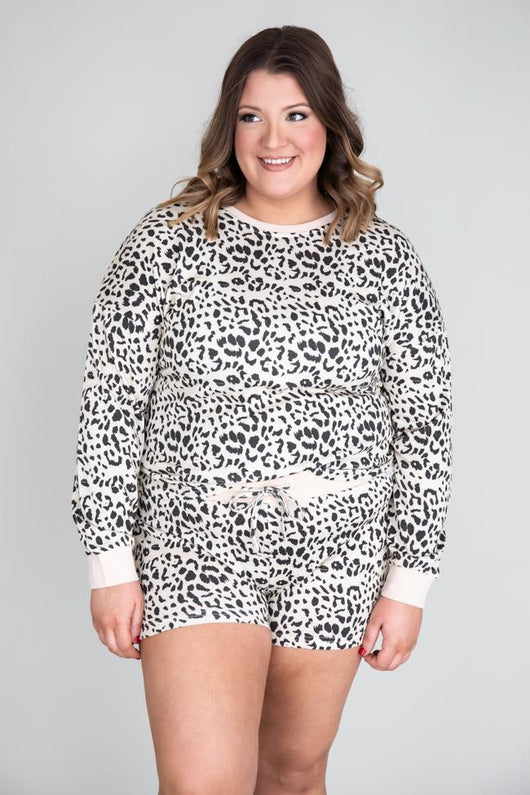 Taking Your Time Animal Print Pullover