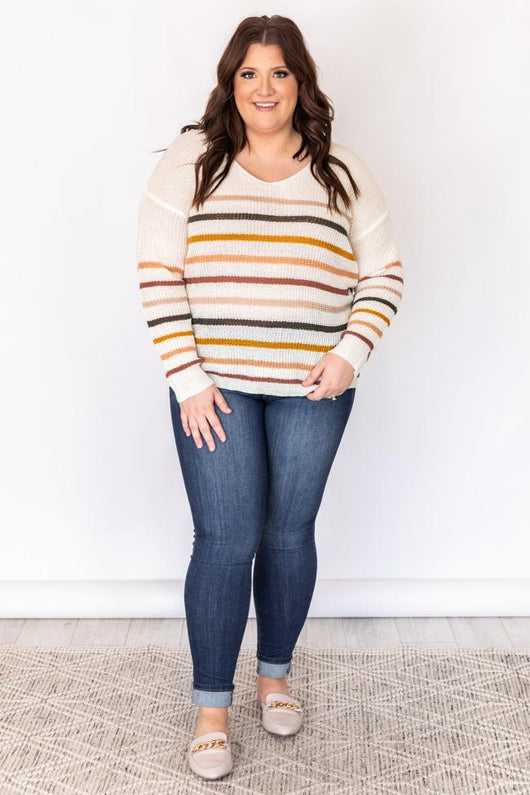 My Fall Favorite Stripe Multi Sweater
