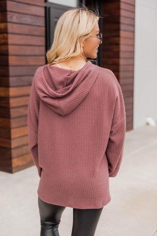 Look For Inspiration Mauve Pullover