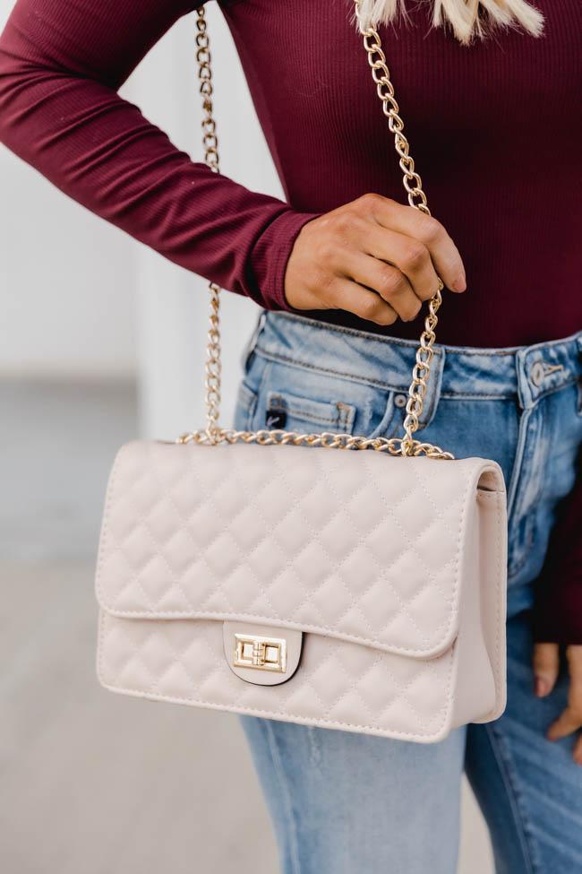 City Escape Taupe Purse