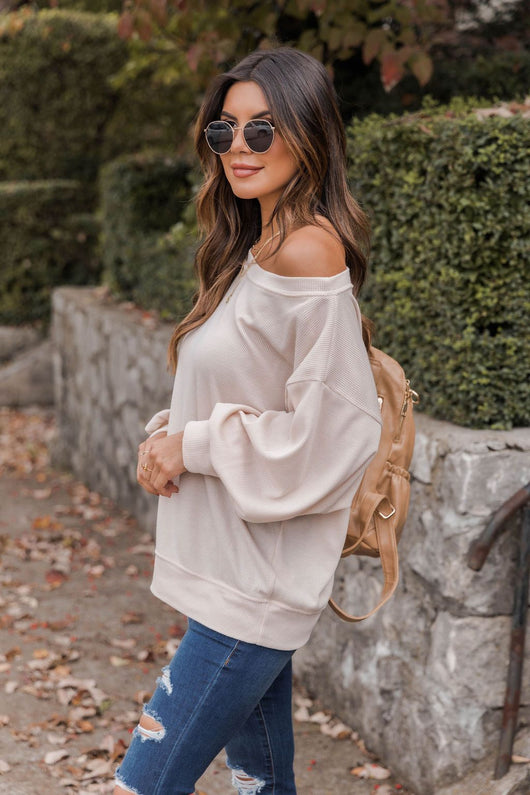 Keep Your Promise Blush Blouse