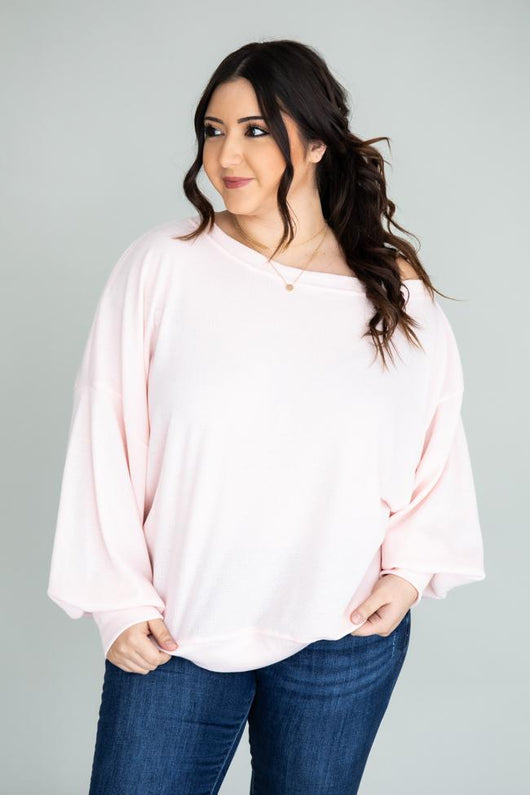 Keep Your Promise Blush Blouse