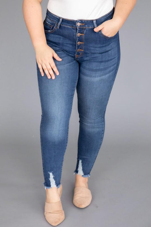 Gianna Distressed Medium Wash Jeans