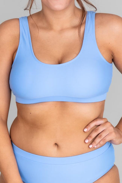 Brightest Days Blue Bikini Top