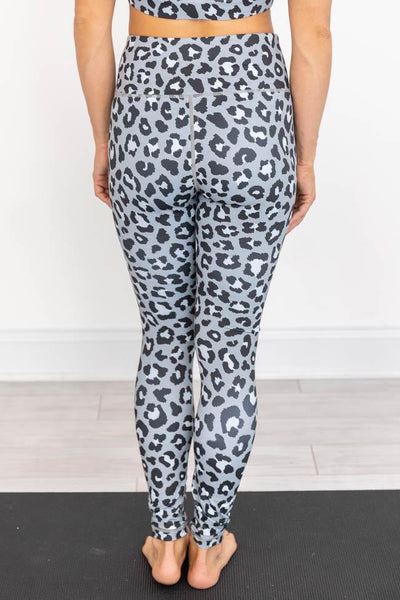 Running After You Animal Print Grey Leggings FINAL SALE