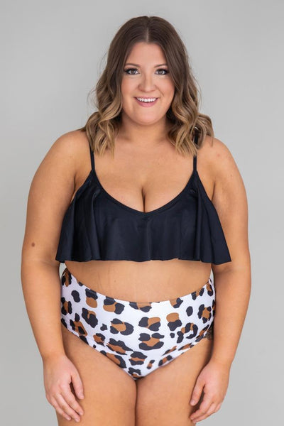 Hidden Paradise Cove Leopard Print Bikini Bottoms