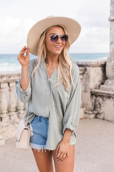 Lifetime Of Style Sage Blouse