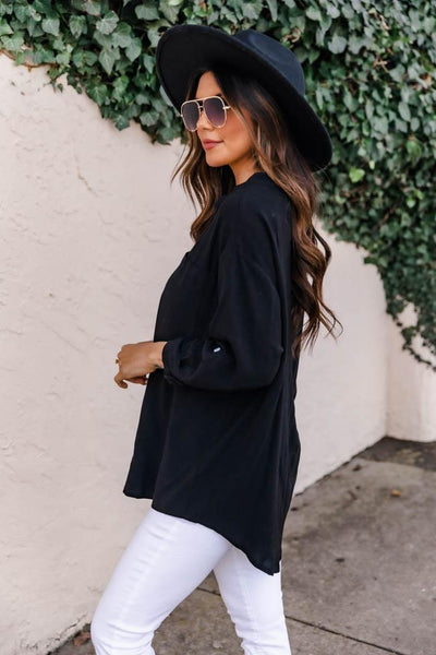 Lifetime Of Style Black Blouse