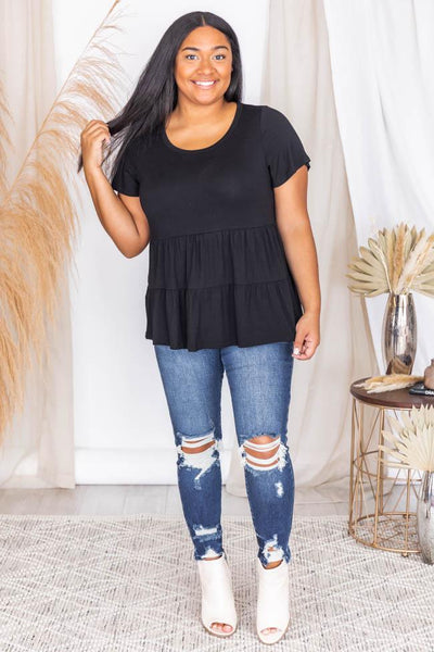 Power Of My Love Black Blouse