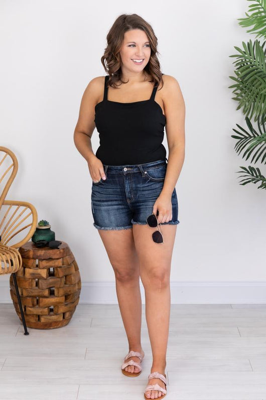 Believe In Forever Black bodysuit