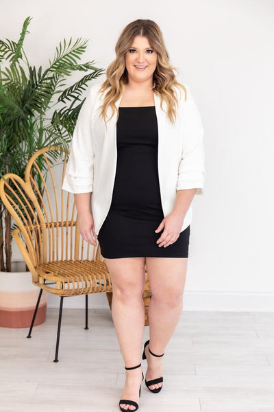 Small Town Charm White Blazer