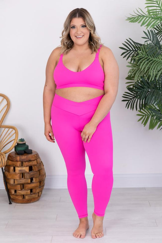 Back At It Again Hot Pink Leggings