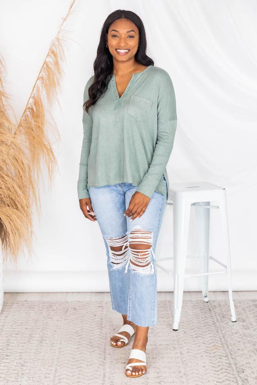 Recognize Your Potential Sage Sweater