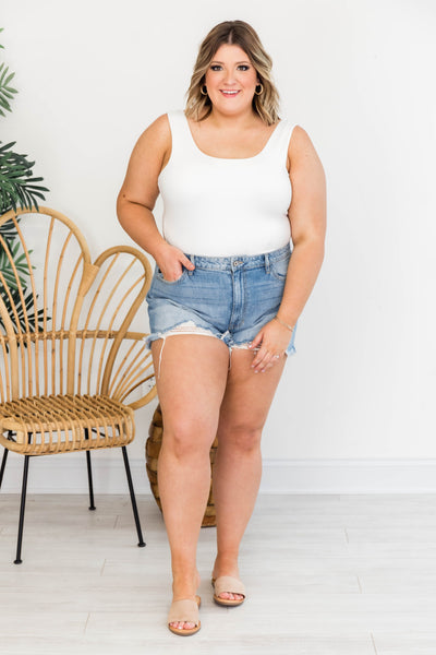 Not A Worry In The World High Waisted Shorts