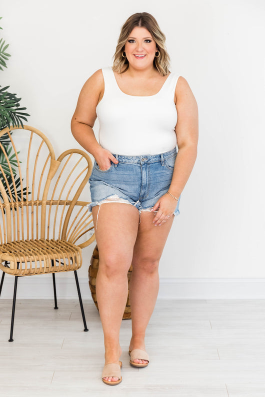 Not A Worry In The World High Waisted Shorts
