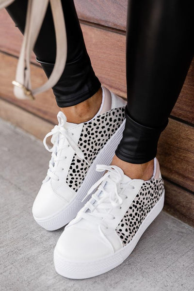 Marisa Leopard Print Sneakers
