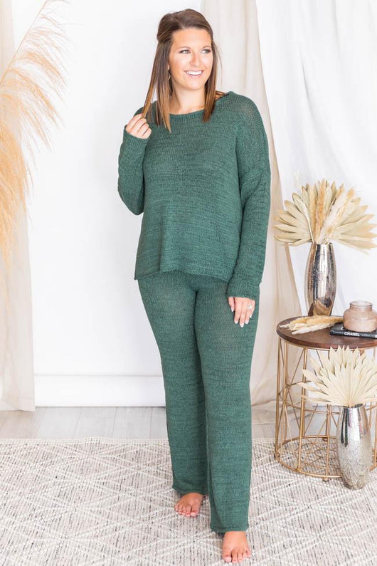 Wonder Often Green Sweater