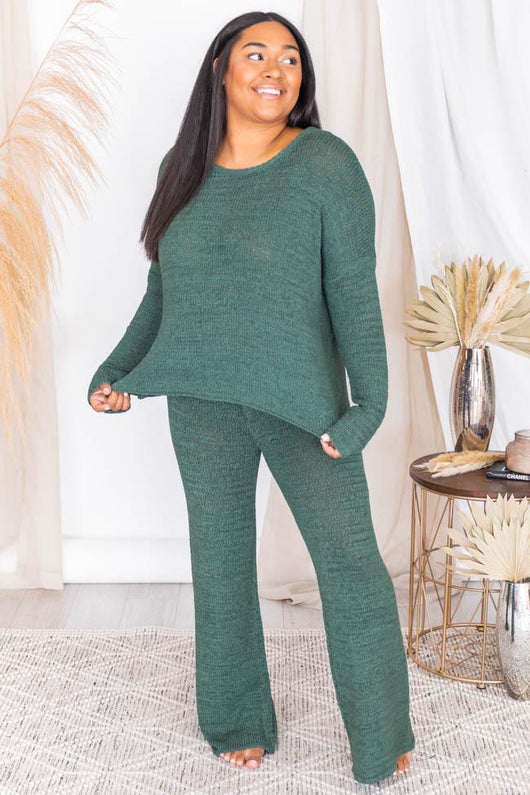Wonder Often Green Sweater