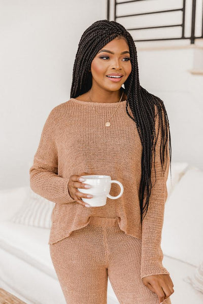 Wonder Often Tan Sweater