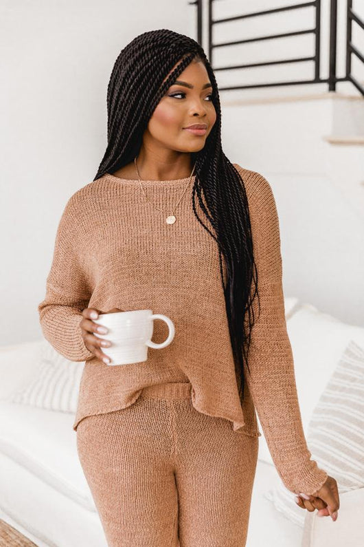 Wonder Often Tan Sweater