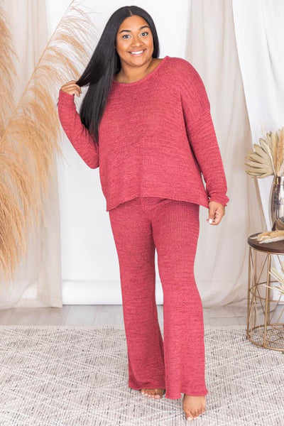 Wonder Often Berry Sweater