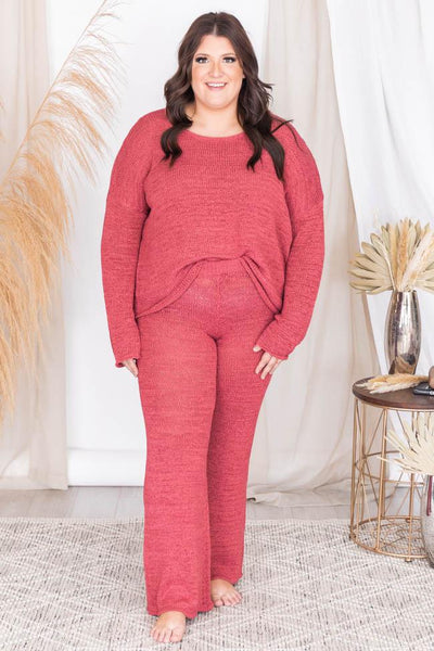 Wonder Often Berry Sweater
