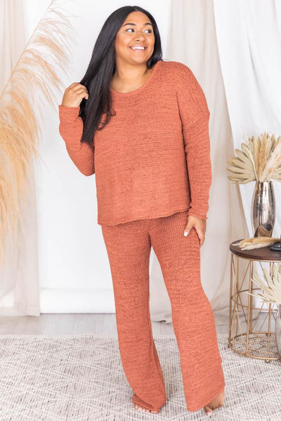 Wonder Often Terracotta Sweater