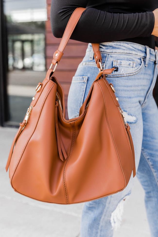 See You There Brown Purse