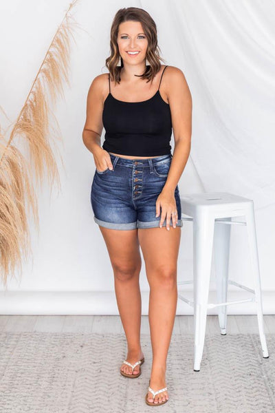 Album Of Memories Black Crop Tank