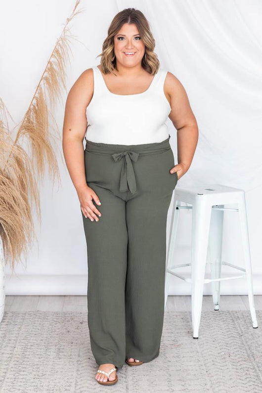 Epiphany Moment Olive Pants
