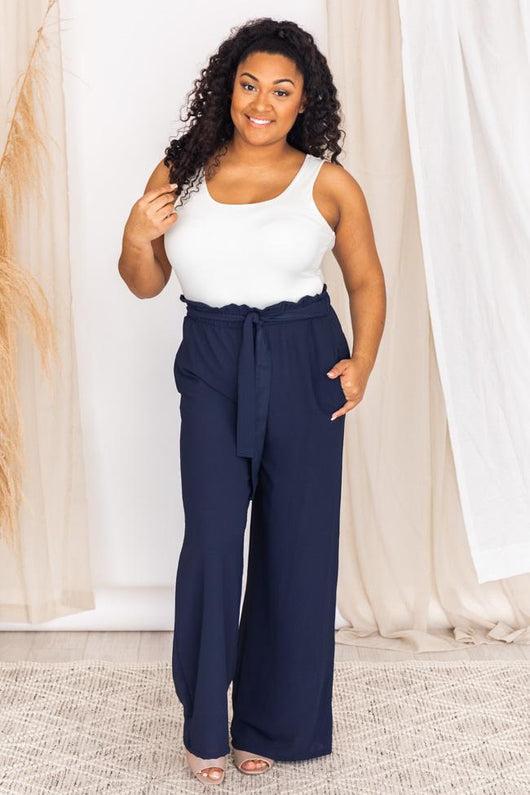 Epiphany Moment Navy Pants