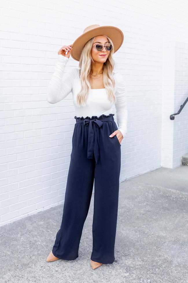 Epiphany Moment Navy Pants – k.grayson