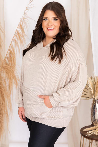 Stylish Splendor Oatmeal Hoodie