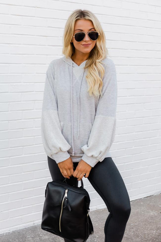 Lasting Love Grey Hoodie