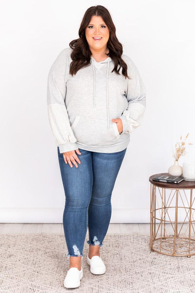 Lasting Love Grey Hoodie