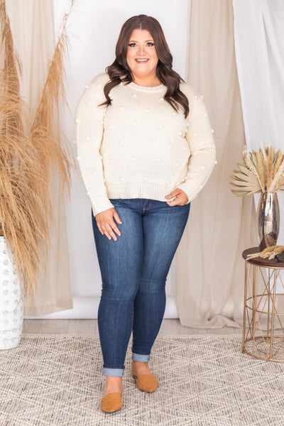 What You Seek Cream Sweater