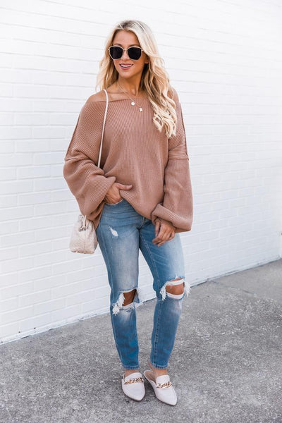 Our Best Years Taupe Sweater