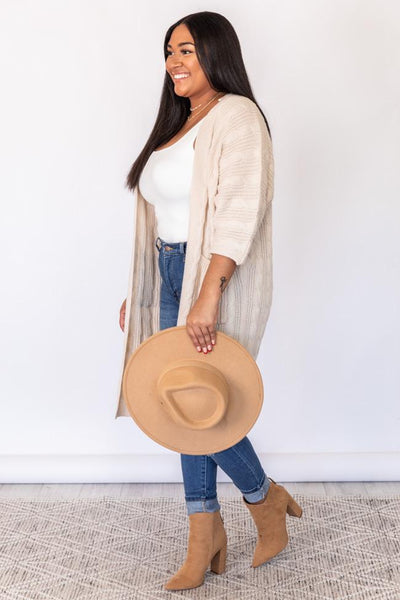 Everchanging Style Cream Duster Cardigan