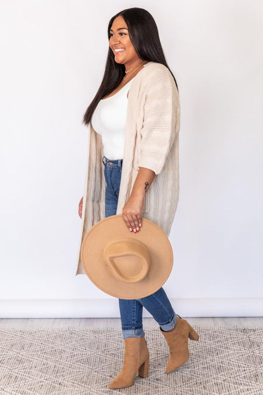 Everchanging Style Cream Duster Cardigan